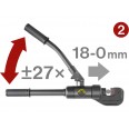 Kлешта за сечење метал со хидраулична рачка, опсег на сечење ⌀ 4-16 mm, 430 mm